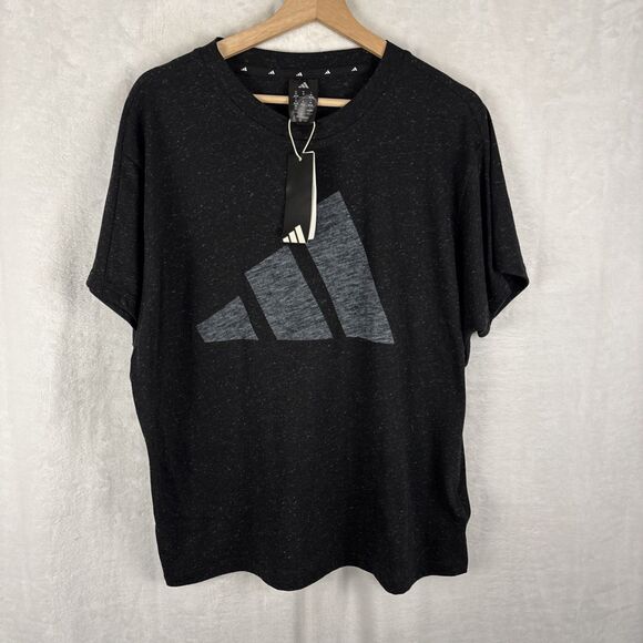 Adidas Womens Size 1X Future Icons Winners 3.0 Gray Tee Tshirt NWT - Picture 1 of 6